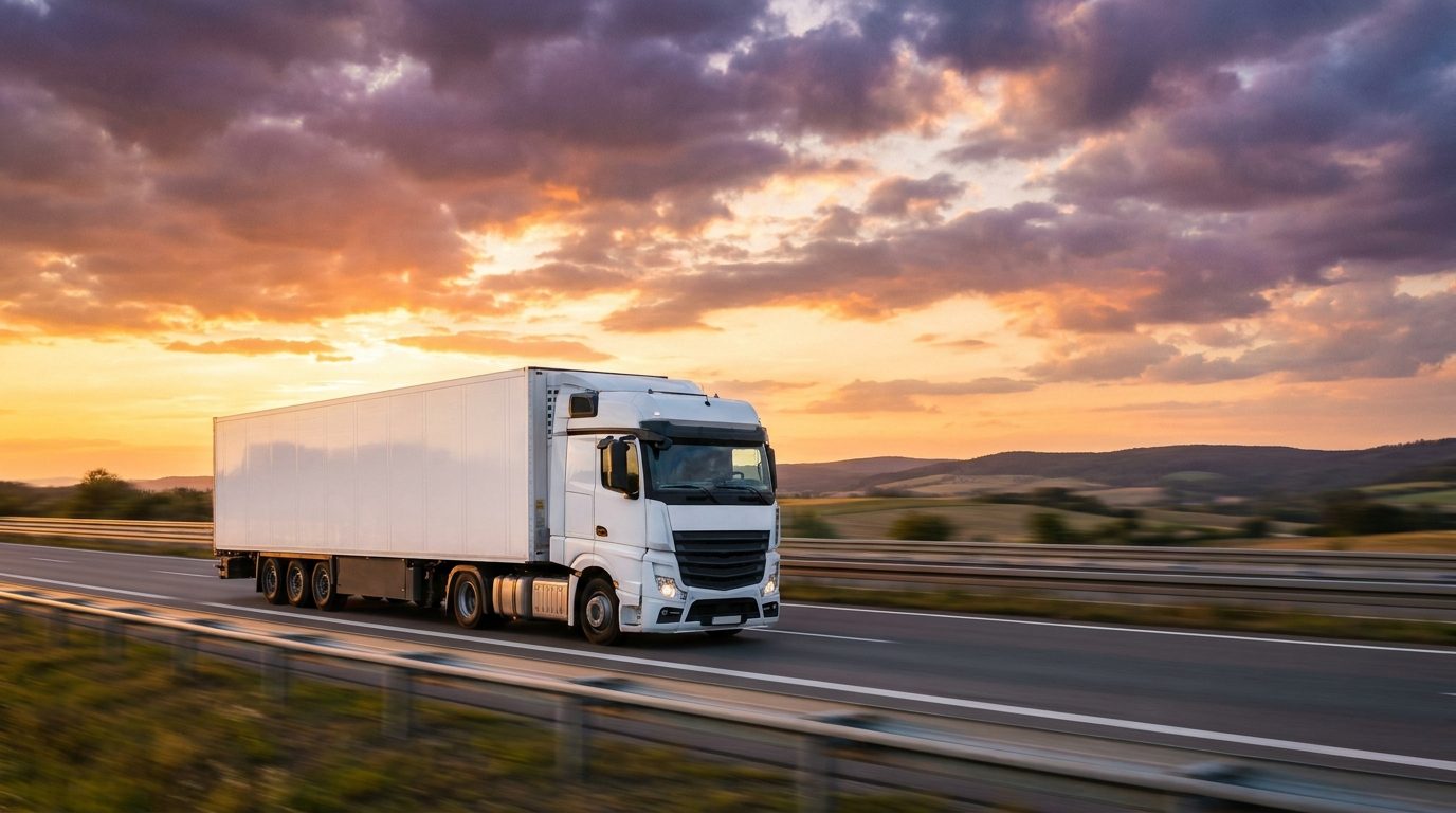 Ferntransport auf der Autobahn